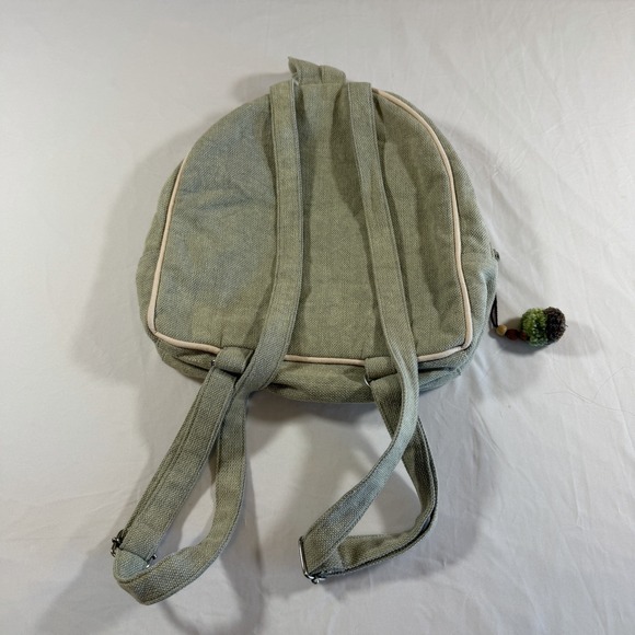 Earth Bound Embroidered Backpack Purse Boho Retro - Picture 5 of 9